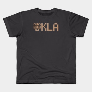 KODEFACE 405 OKLA BROWN INK Kids T-Shirt